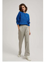 Moodo Azurni pulover s okruglim izrezom Moodo
