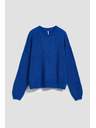 Moodo Azurni pulover s okruglim izrezom Moodo