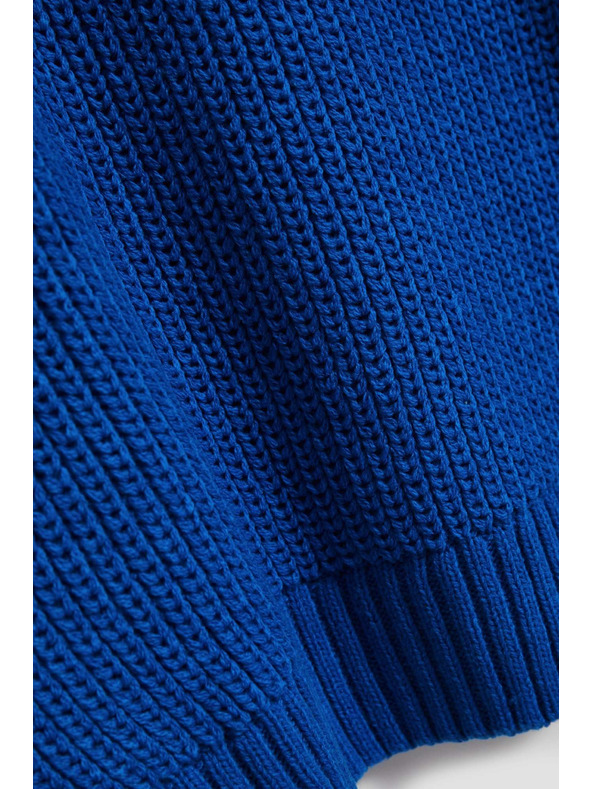 Moodo Azurni pulover s okruglim izrezom Moodo