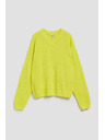 Moodo Limunasto zeleni pulover s okruglim izrezom Moodo