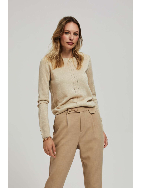 Moodo Pulover s ažurnim ukrasima Moodo