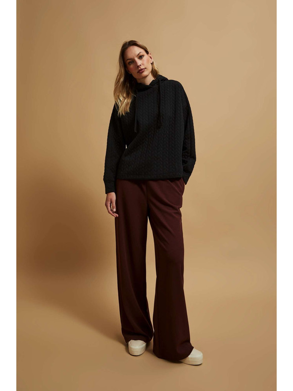 Moodo Dukserica s kapuljačom crna Moodo