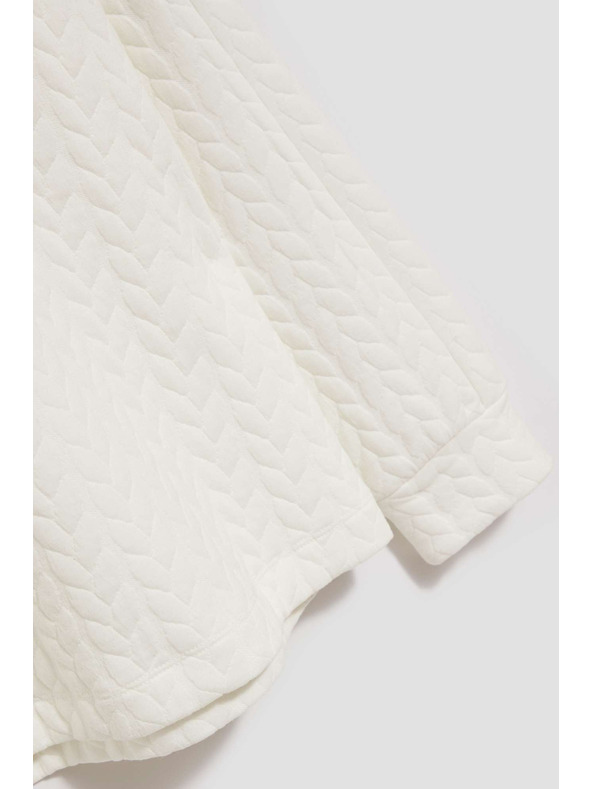 Moodo Dukserica s kapuljačom i dugim rukavima biserasta Moodo