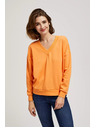 Moodo Bluza V-izreza narančasta Moodo