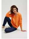 Moodo Bluza V-izreza narančasta Moodo