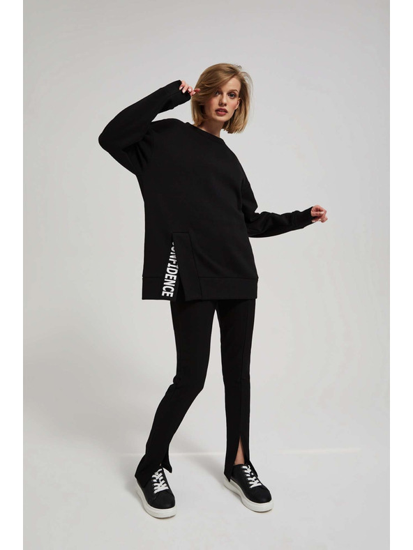 Moodo Oversize dukserica s natpisom Moodo