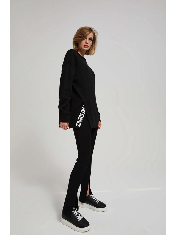 Moodo Oversize dukserica s natpisom Moodo