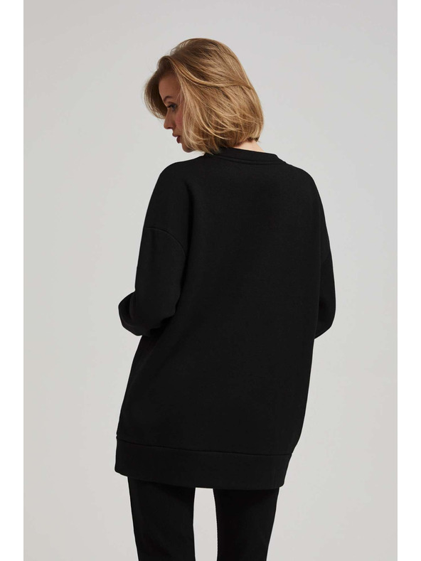 Moodo Oversize dukserica s natpisom Moodo