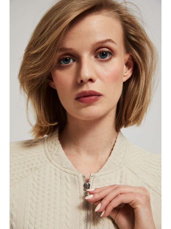 Moodo Otvorena dukserica s džepovima Moodo