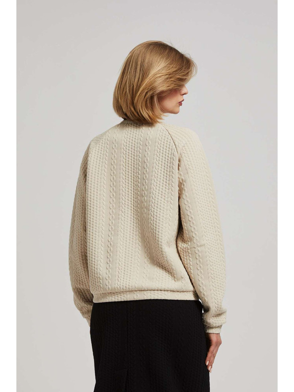 Moodo Otvorena dukserica s džepovima Moodo