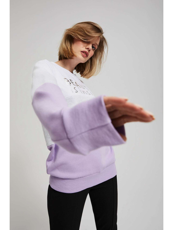 Moodo Dukserica s printom lavanda Moodo