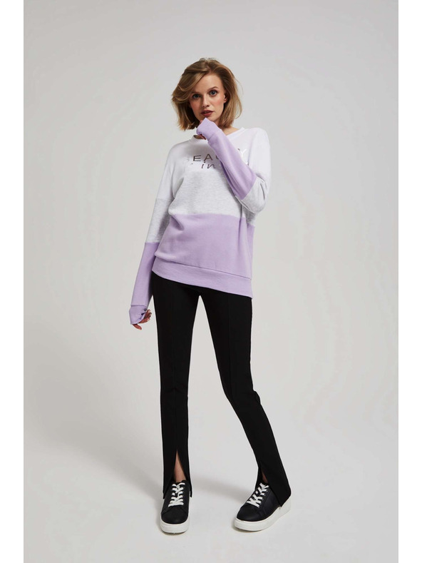 Moodo Dukserica s printom lavanda Moodo