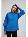 Moodo Bluza napuhanih rukava azurno plava Moodo