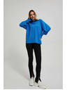 Moodo Bluza napuhanih rukava azurno plava Moodo
