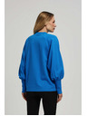 Moodo Bluza napuhanih rukava azurno plava Moodo