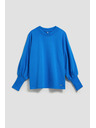 Moodo Bluza napuhanih rukava azurno plava Moodo