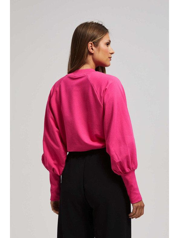 Moodo Bluza napuhanih rukava fuksija Moodo