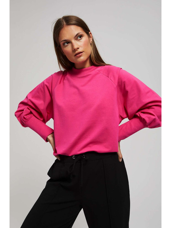 Moodo Bluza napuhanih rukava fuksija Moodo