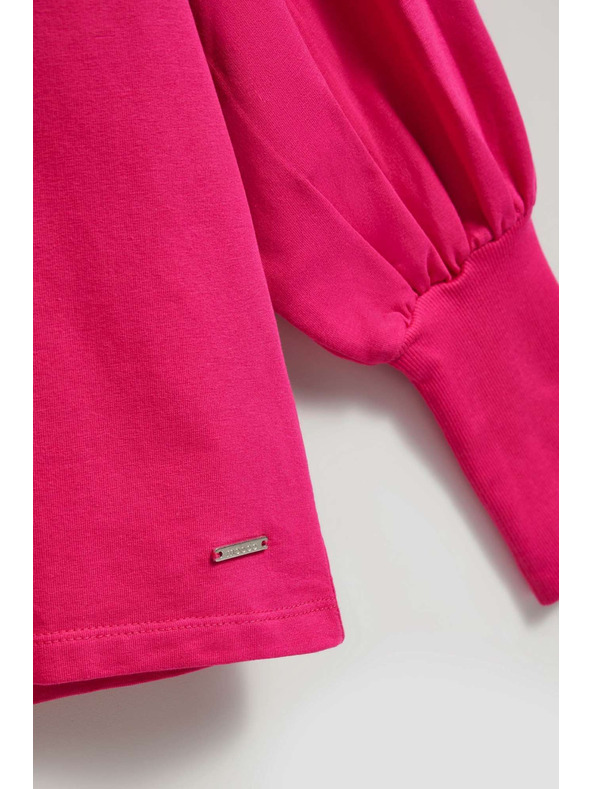 Moodo Bluza napuhanih rukava fuksija Moodo
