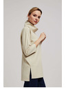 Moodo Dukserica širokog rolovanog ovratnika pijesak boje Moodo