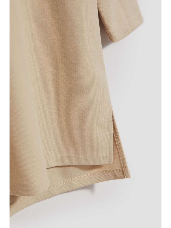 Moodo Dukserica širokog rolovanog ovratnika pijesak boje Moodo