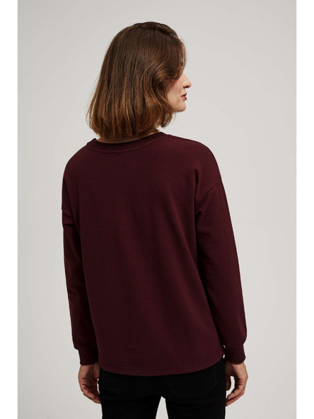 Moodo Jednostavna dukserica s printom Moodo