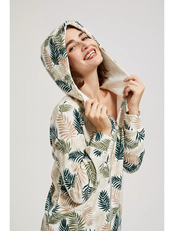 Moodo Dukserica s kapuljačom i printom Moodo