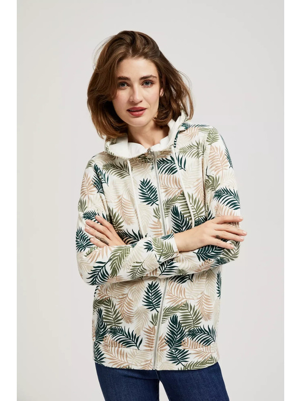 Moodo Dukserica s kapuljačom i printom Moodo