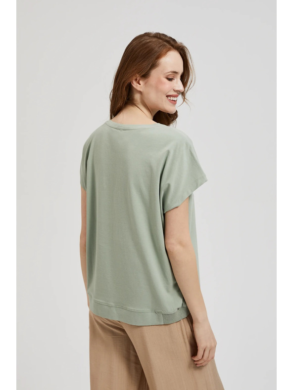 Moodo Bluza s printom maslinasta Moodo