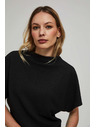 Moodo Elegantna crna bluza širokih rukava Moodo