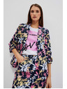 Moodo Jednostrani blejzer s biljnim printom Moodo