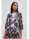 Moodo Jednostrani blejzer s biljnim printom Moodo