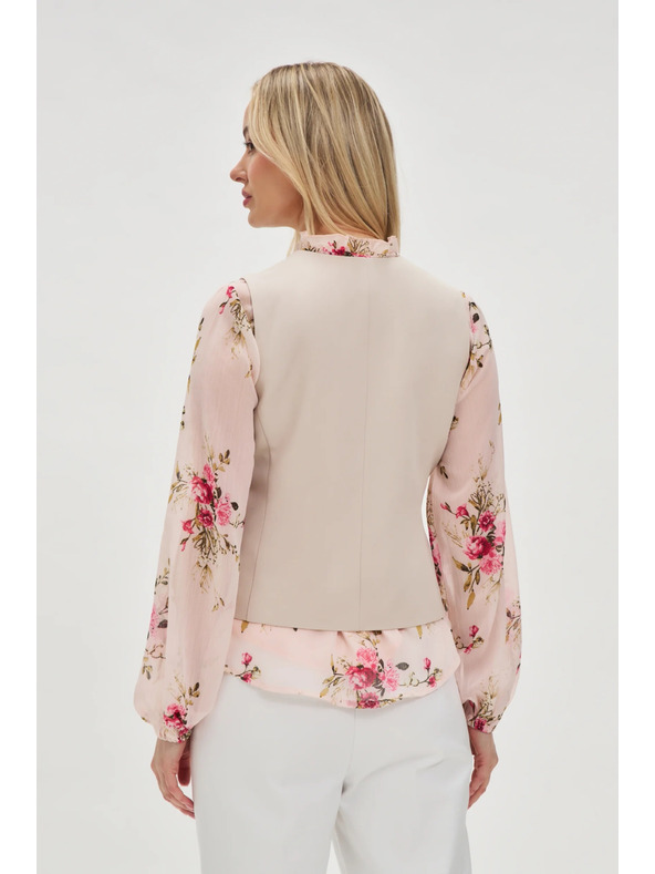 Moodo Elegantan bež prsluk Moodo