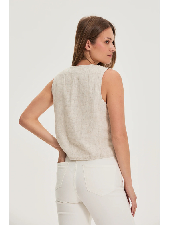 Moodo Prsluk bež boje Moodo