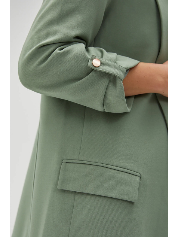 Moodo Sako sa zavrnutim rukavima maslinaste boje Moodo