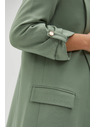 Moodo Sako sa zavrnutim rukavima maslinaste boje Moodo