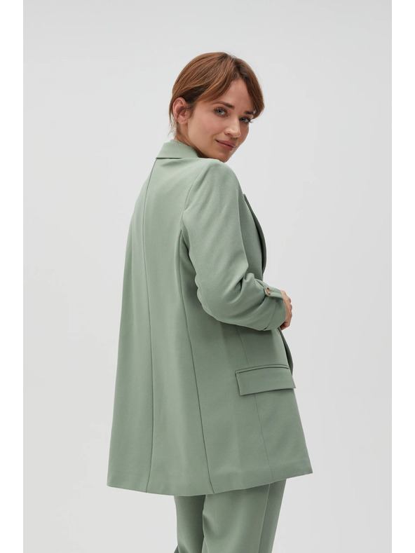 Moodo Sako sa zavrnutim rukavima maslinaste boje Moodo