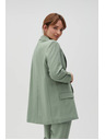 Moodo Sako sa zavrnutim rukavima maslinaste boje Moodo
