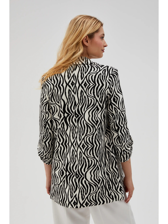 Moodo Uzorkovano sako bež boje Moodo