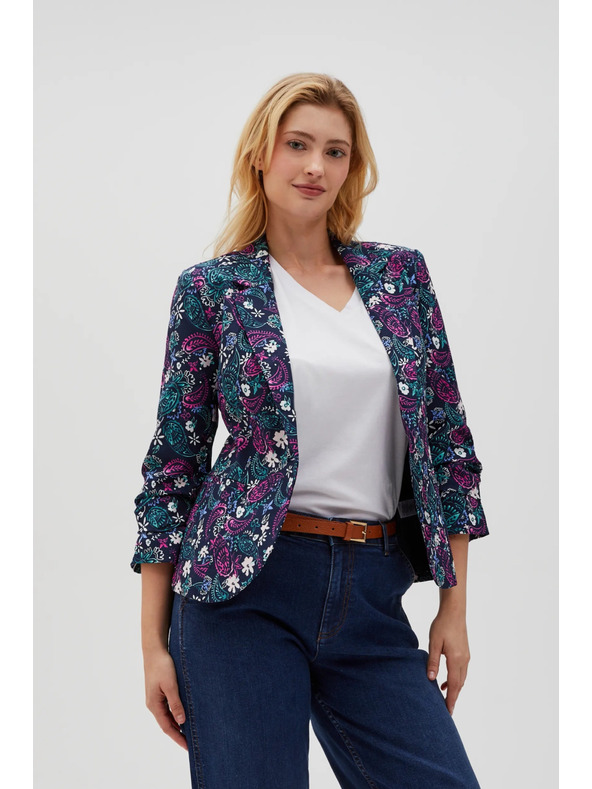 Moodo Sako s 3/4 rukavima tamno plave boje Moodo