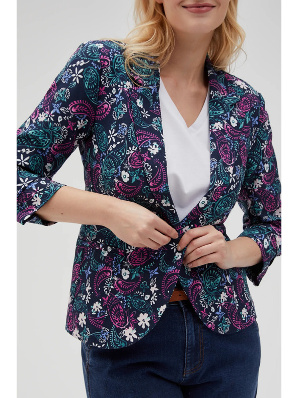 Moodo Sako s 3/4 rukavima tamno plave boje Moodo