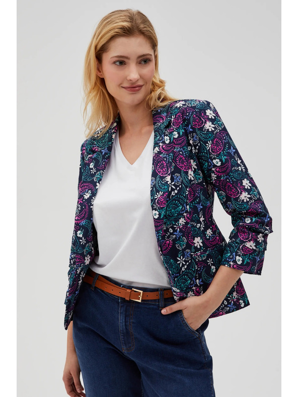 Moodo Sako s 3/4 rukavima tamno plave boje Moodo