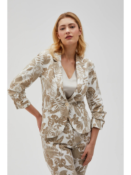 Moodo Sako sa uzorkom bež boje Moodo