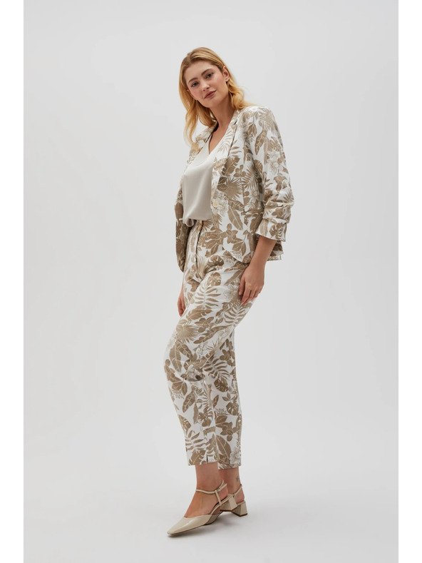 Moodo Sako sa uzorkom bež boje Moodo