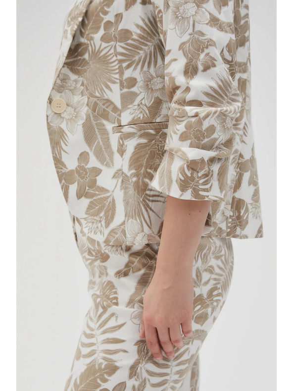 Moodo Sako sa uzorkom bež boje Moodo