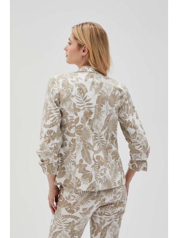 Moodo Sako sa uzorkom bež boje Moodo