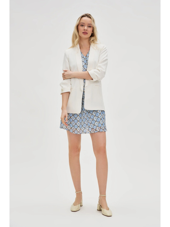 Moodo Sako s naboranim rukavom bijelo Moodo