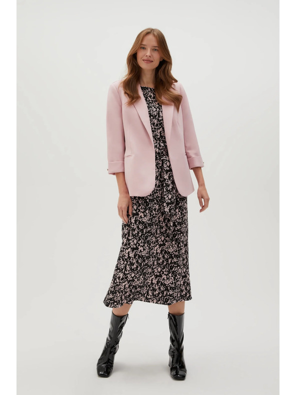 Moodo Sako s 3/4 rukavima ružičasto Moodo