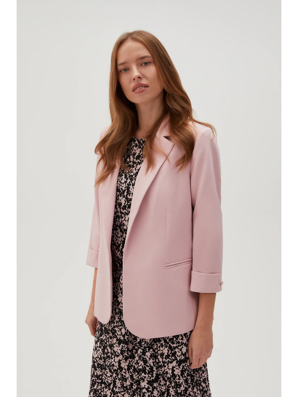 Moodo Sako s 3/4 rukavima ružičasto Moodo