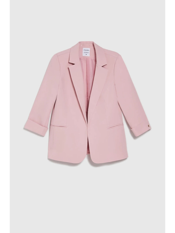 Moodo Sako s 3/4 rukavima ružičasto Moodo